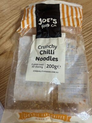 Crunchy Chilli Noodles