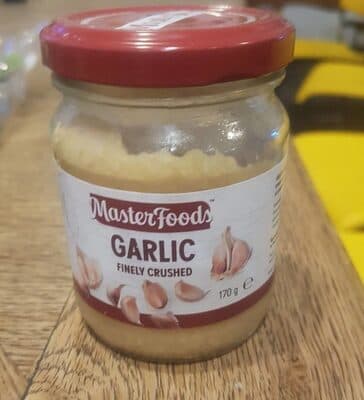 Garlic, finely crushed