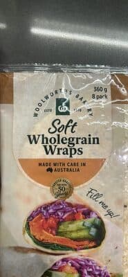 Soft Wholegrain Wraps