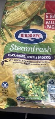 Peas, Beans, Corn & Broccoli