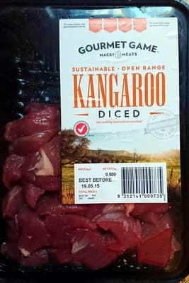 Sustainable Open Range Kangaroo Diced