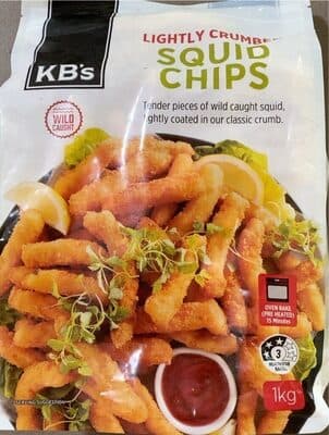 LIGHTLY CRUMBED SQUID CHIPS