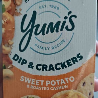 Dip & Crackers Sweet Potato & Roasted Cashew