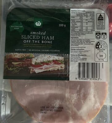 Smoked Sliced Ham Off The Bone