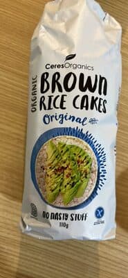 Brown rice cakes